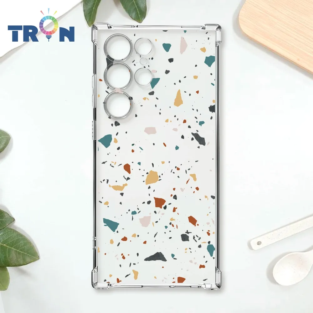 TRON 三星 S23 Ultra 幾何復古花磚C款  載具 四角防摔殼 手機殼 歷史價格詳細信息