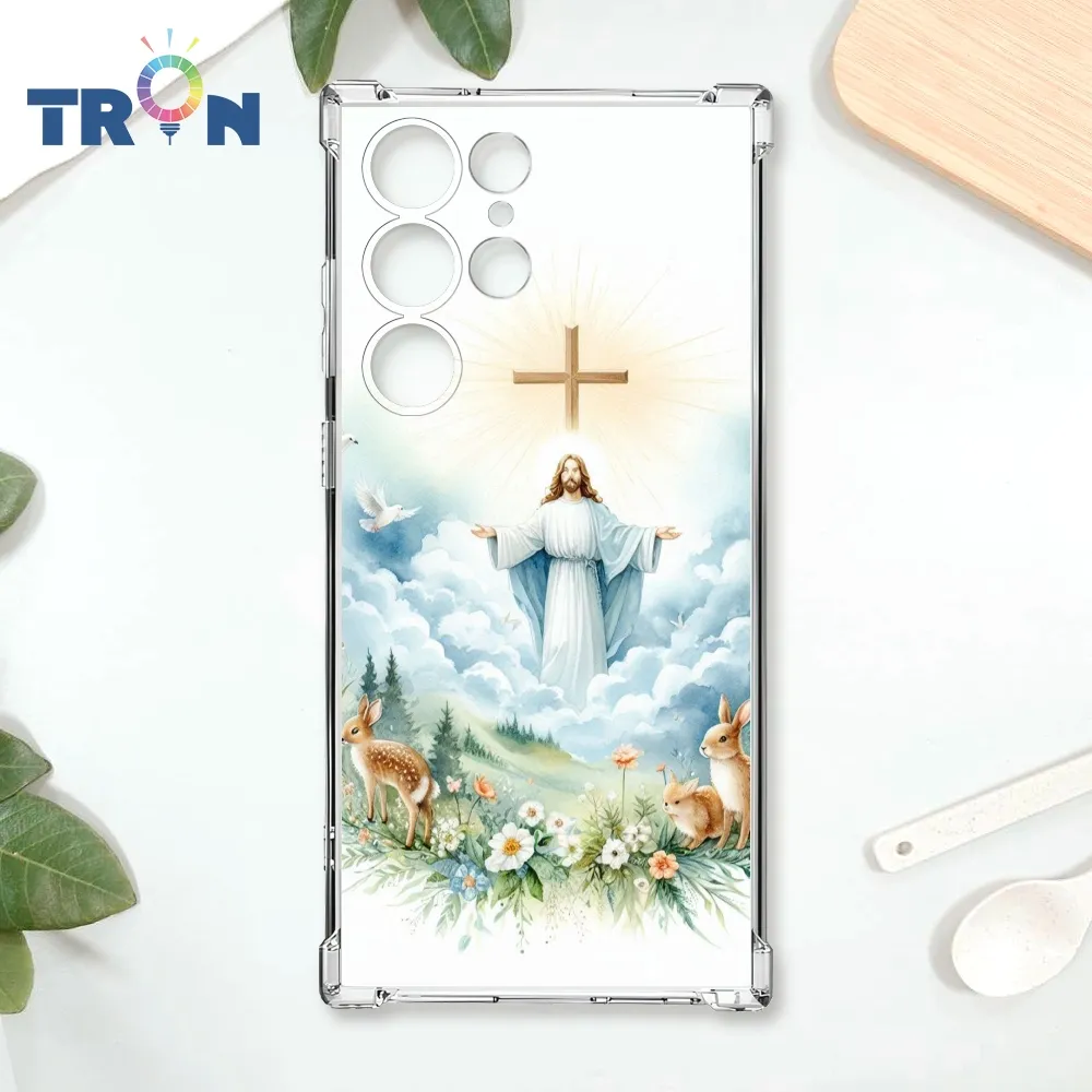 TRON 三星 S23  耶穌水彩  載具 四角防摔殼 手機殼 歷史價格詳細信息