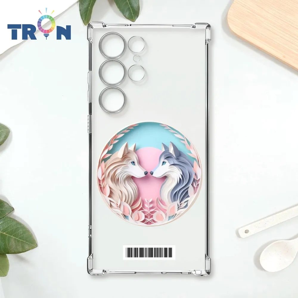 TRON 三星 S23 Ultra 可愛紙雕哈士奇 四角防摔殼 手機殼 歷史價格詳細信息