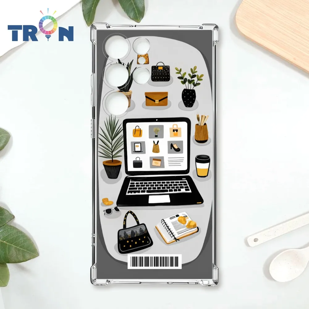 TRON 三星 S23  風格派不規則格子A款 四角防摔殼 手機殼 歷史價格詳細信息