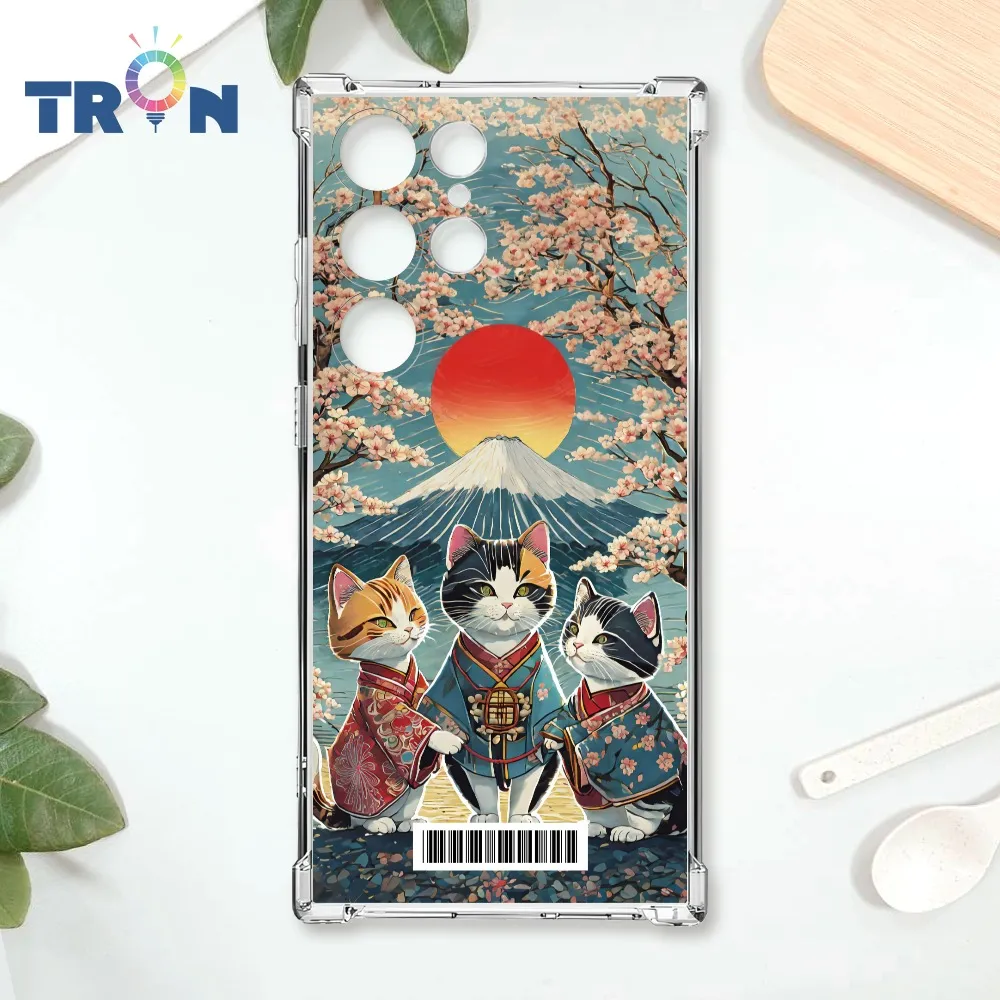 TRON 三星 S23 Ultra 日系富士山櫻花貓咪系列  載具 四角防摔殼 手機殼 價格比較,價格查詢,歷史價格詳細信息