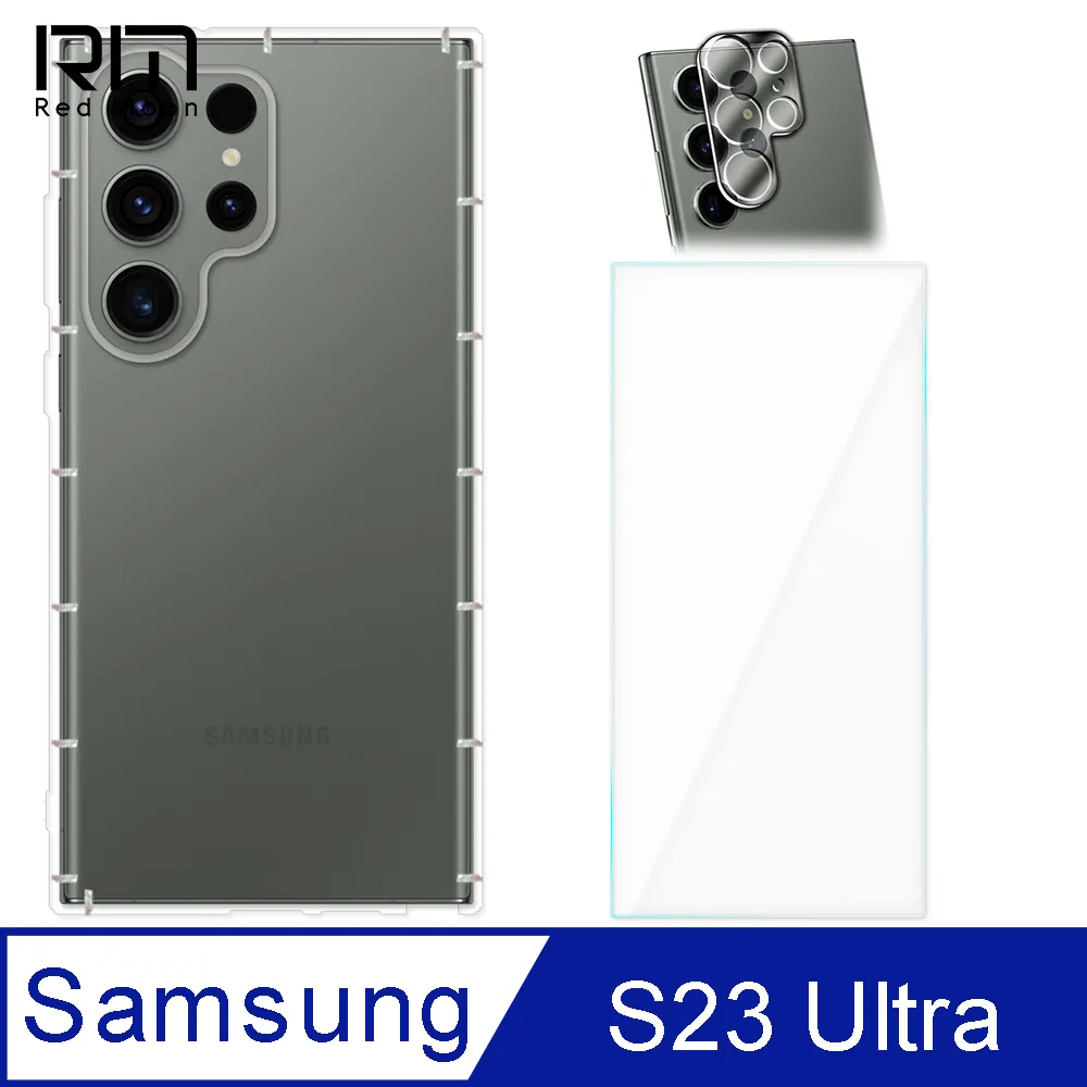 RedMoon 三星 M33 5G 手機殼貼3件組 空壓殼-9H防窺保貼+高鋁鏡頭貼 歷史價格詳細信息