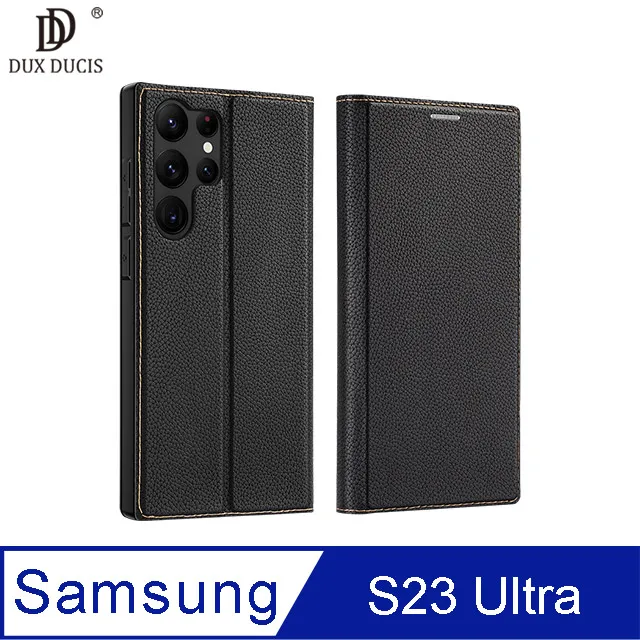 DUX DUCIS SAMSUNG S23 Ultra Hivo 真皮保護套 可當手機支架設計，解放雙手 歷史價格詳細信息