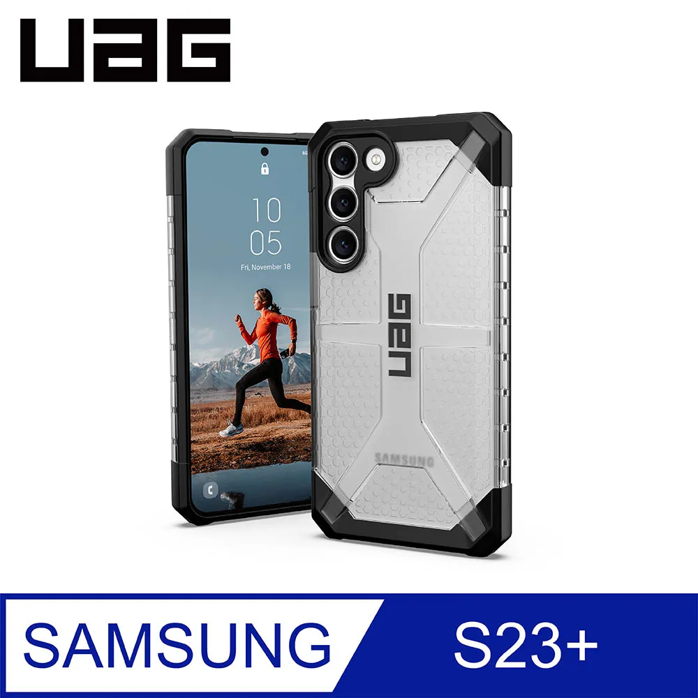 UAG Galaxy S23+ 耐衝擊簡約保護殼-黑 歷史價格詳細信息