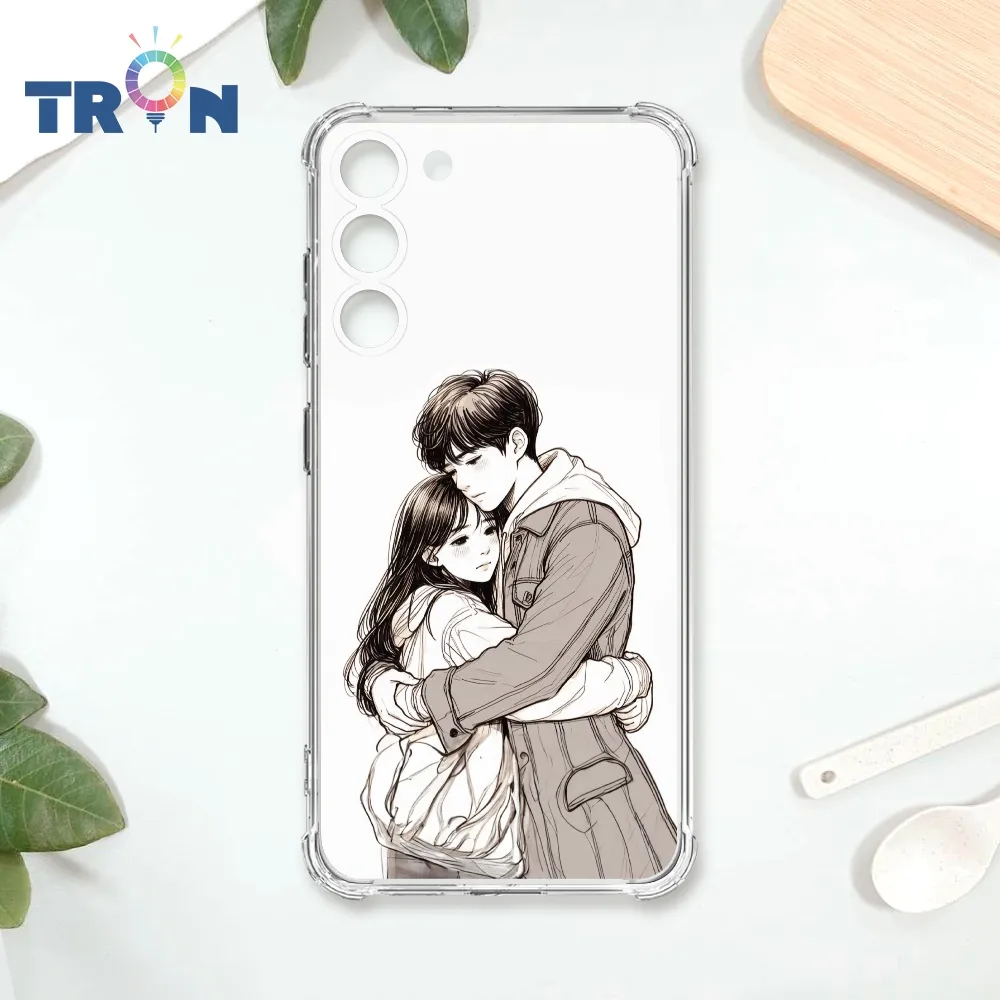 TRON 三星 S23  情侶深情擁抱彩色背景系列 四角防摔殼 手機殼 歷史價格詳細信息