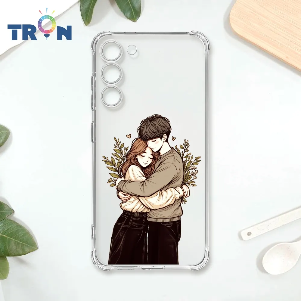 TRON 三星 S23  情侶深情擁抱彩色背景系列 四角防摔殼 手機殼 歷史價格詳細信息
