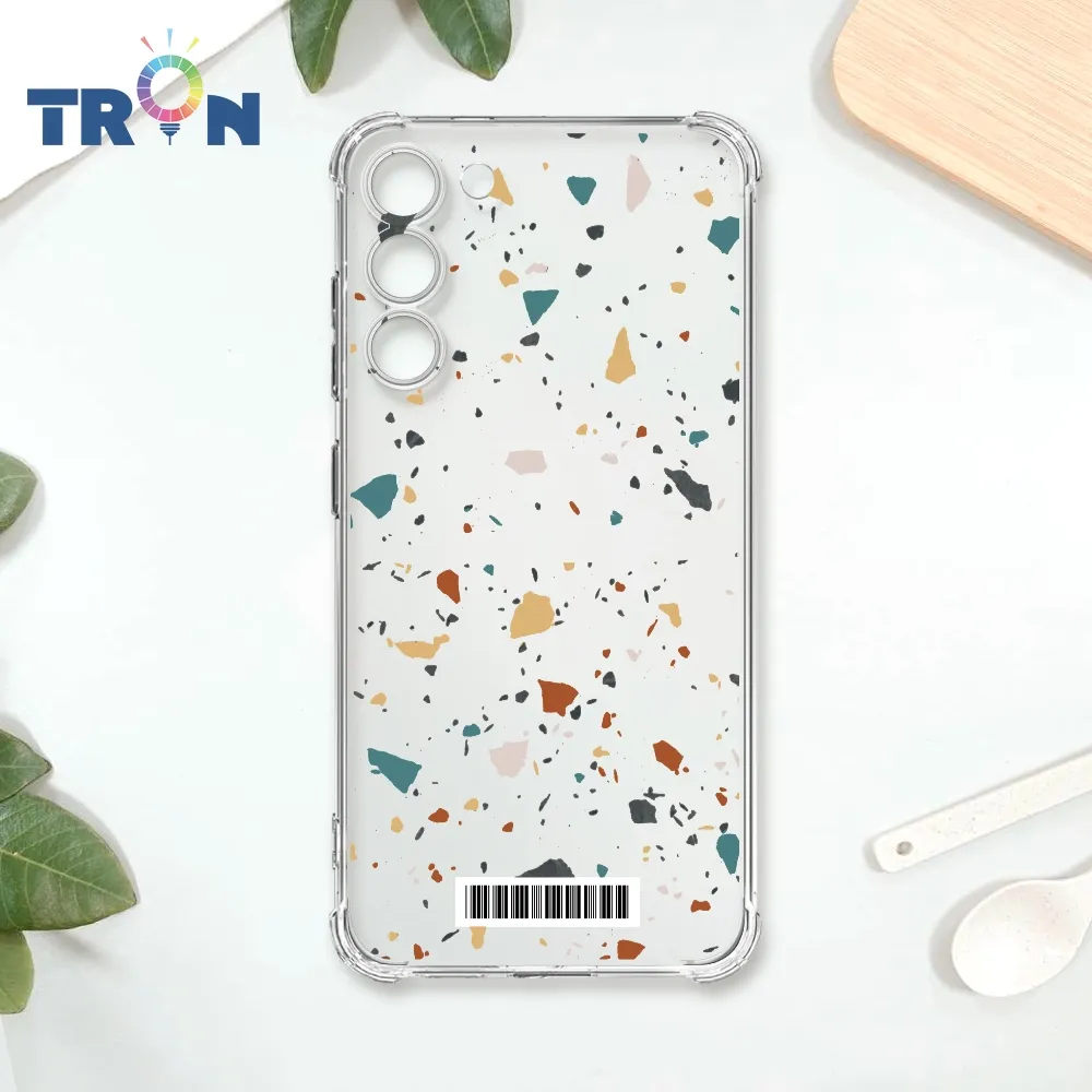 TRON 三星 S23  彩色幾何小磨石子B款  載具 四角防摔殼 手機殼 歷史價格詳細信息