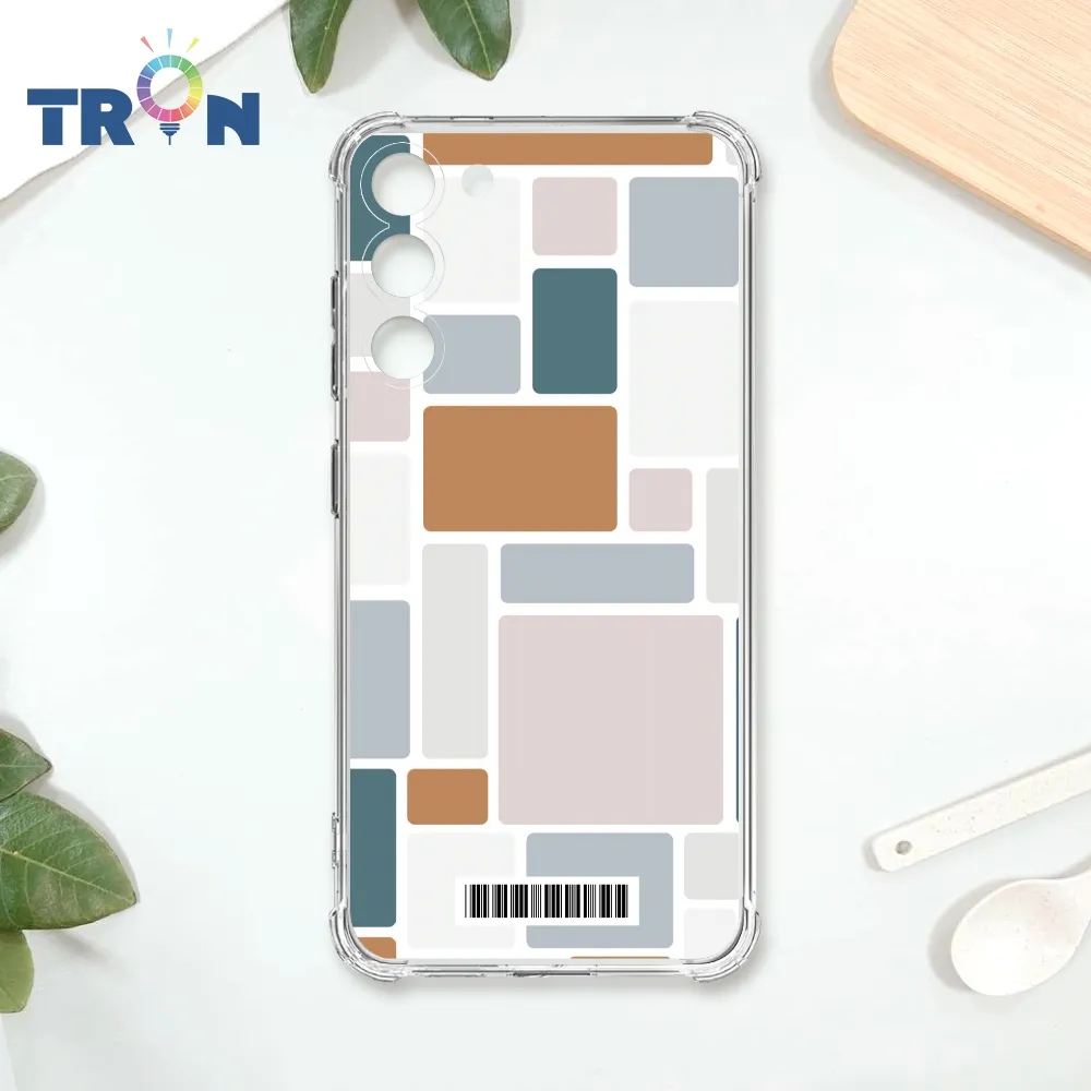 TRON 三星 S23  風格派不規則格子A款 四角防摔殼 手機殼 歷史價格詳細信息