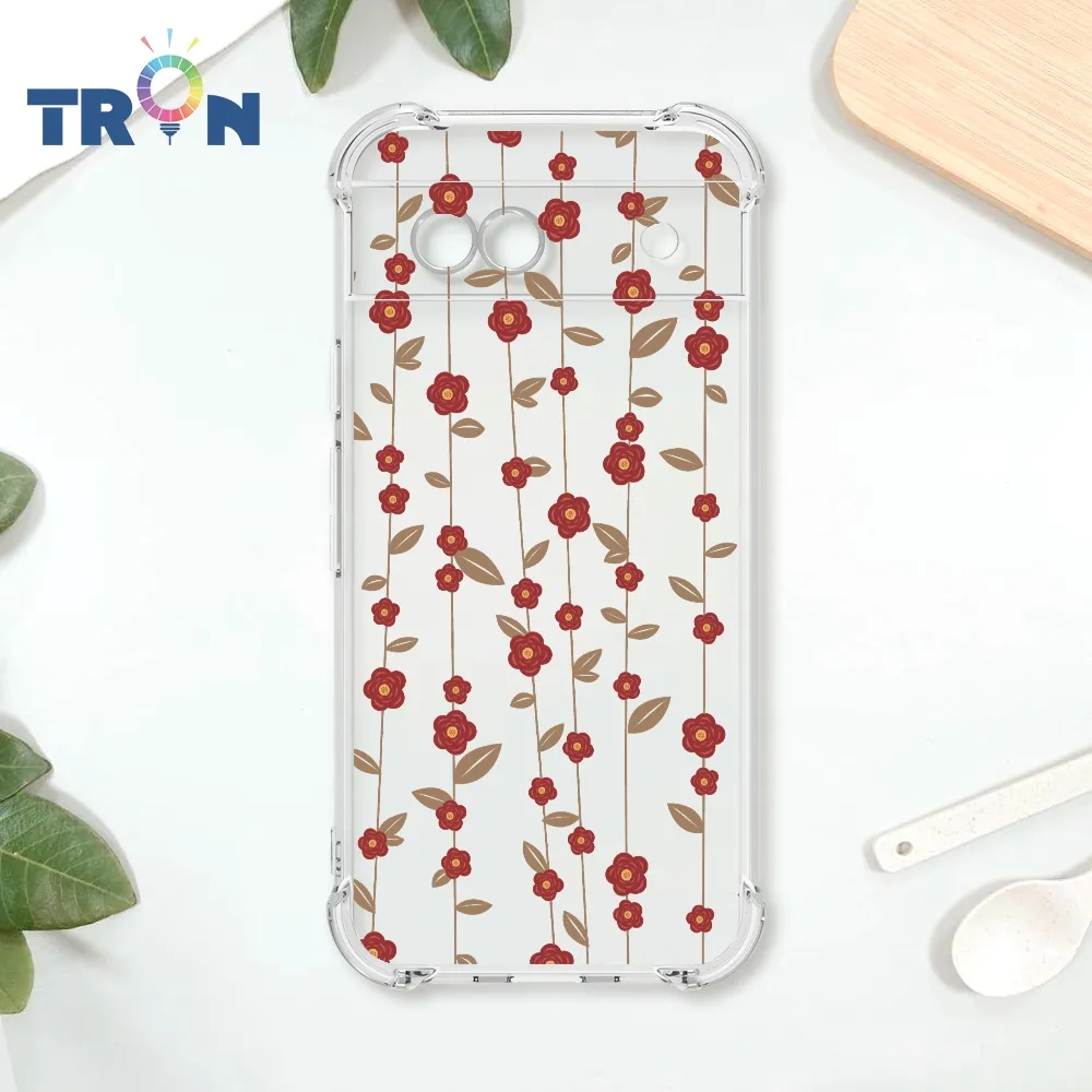 TRON GOOGLE Pixel 8A 條紋透明小花A款 四角防摔殼 手機殼 歷史價格詳細信息