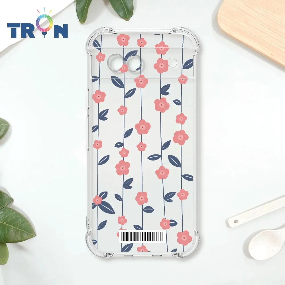 TRON GOOGLE Pixel 8A 條紋透明小花A款 四角防摔殼 手機殼 歷史價格詳細信息