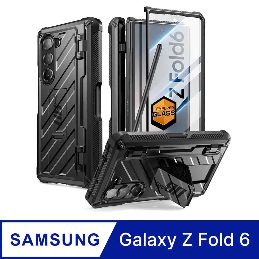 SUPCASE Galaxy S24 Ultra(6.8吋)抗震防摔支架保護殼(黑: 含螢幕防護膜、夾扣套) 歷史價格詳細信息