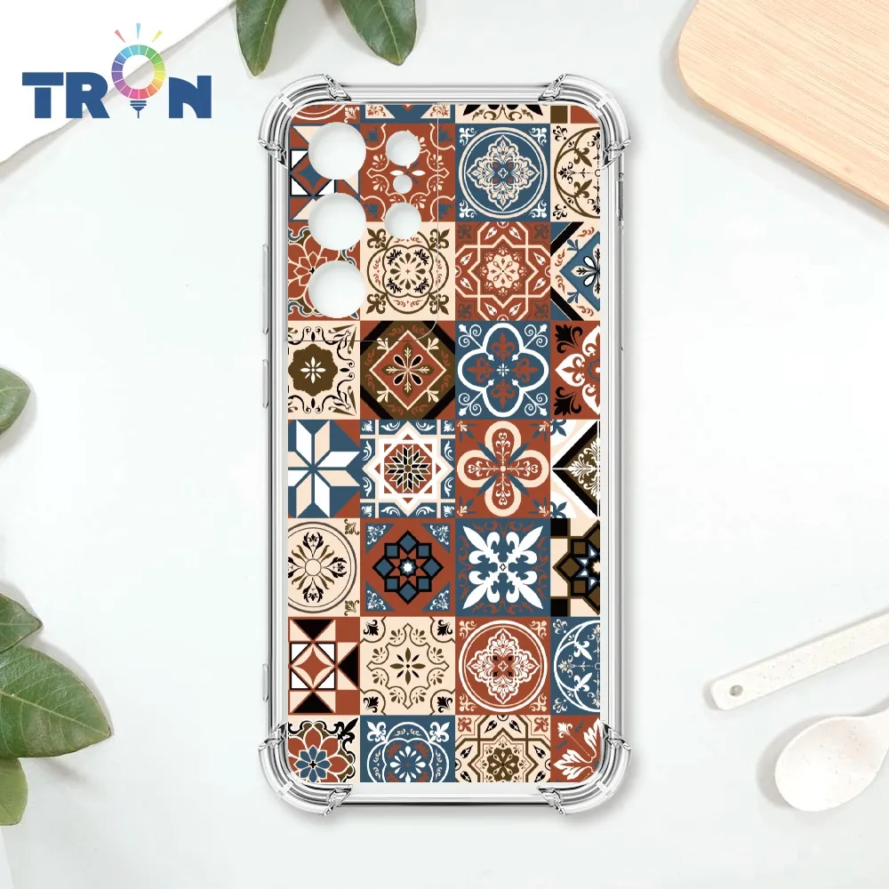 TRON 三星 S21 Ultra 幾何復古花磚E款 四角防摔殼 手機殼 歷史價格詳細信息