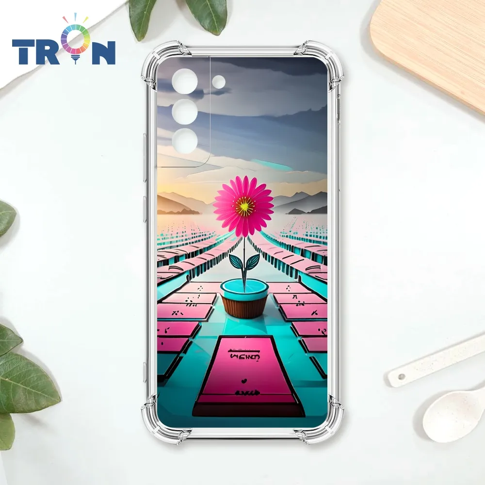 TRON 三星 S21 藍色漸層印度Henna幸運祝福圖騰 四角防摔殼 手機殼 歷史價格詳細信息