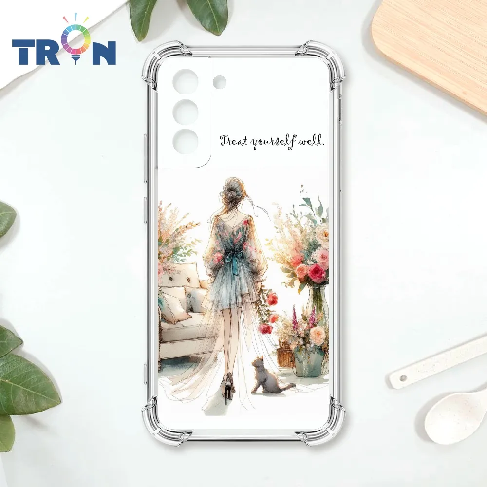 TRON 三星 S21 FE 5G 優雅北歐風幾何復古花磚 四角防摔殼 手機殼 歷史價格詳細信息