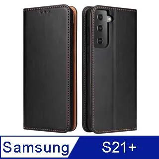 Fierre Shann 真皮紋Samsung S21 FE 5G (6.4吋)錢包支架款 磁吸側掀 手工PU皮套保護殼 歷史價格詳細信息