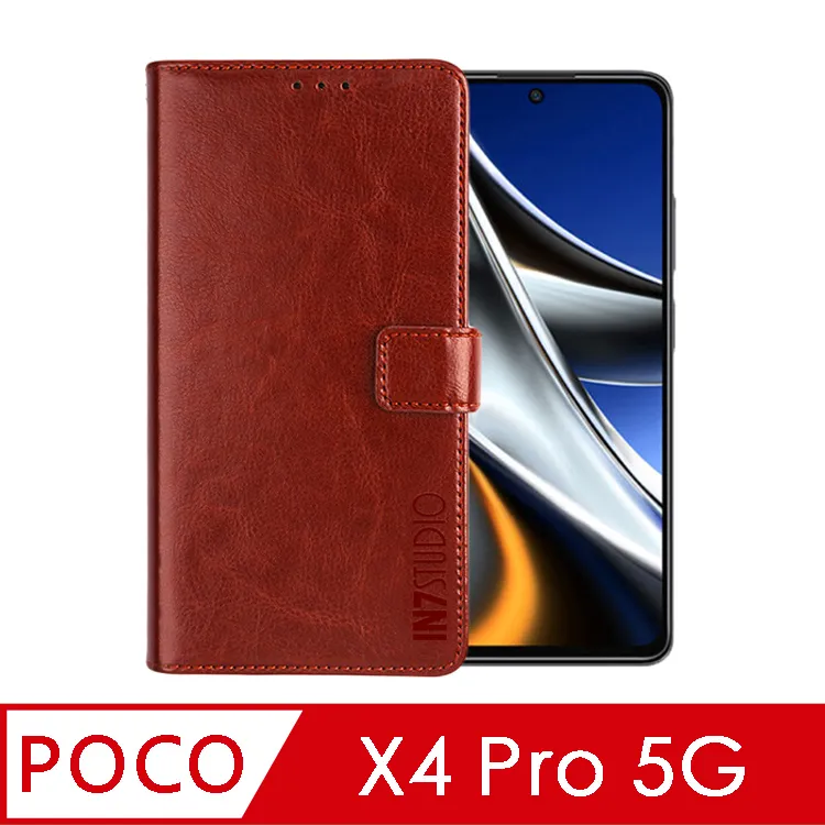 IN7 瘋馬紋 POCO M4 Pro 5G (6.6吋) 錢包式 磁扣側掀PU皮套-紅色 歷史價格詳細信息