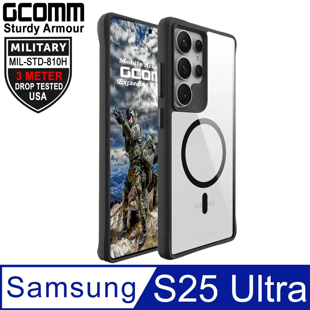 GCOMM 磁吸晶透軍規防摔殼 Crystal Fusion MagSafe兼容 三星 S25 歷史價格詳細信息