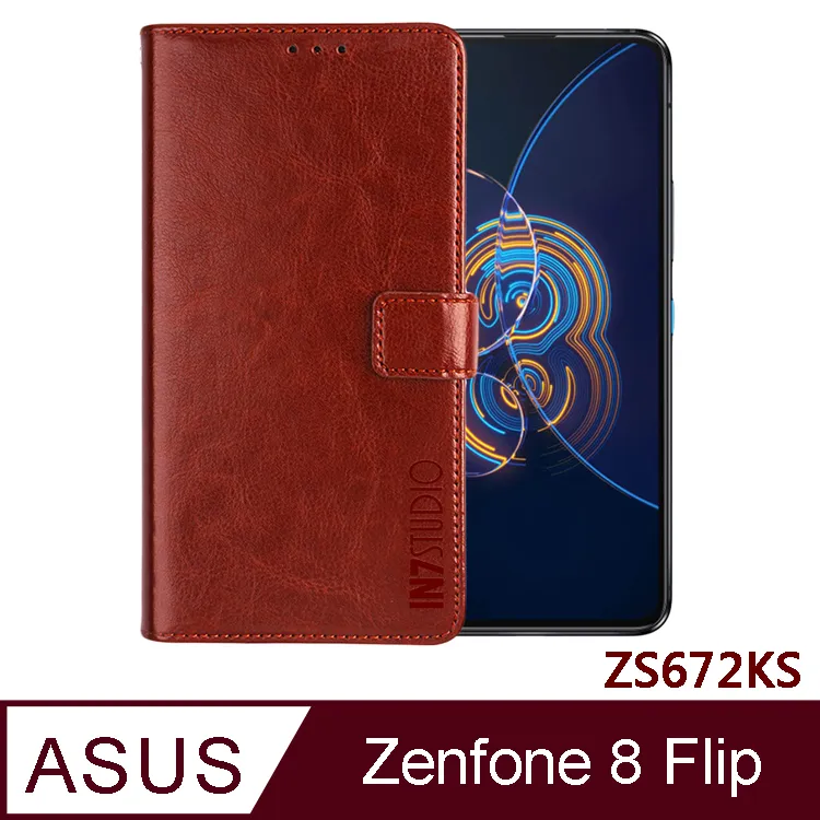 IN7 瘋馬紋 ASUS Zenfone 9 5G (5.9吋) 錢包式 磁扣側掀PU皮套-紅色 歷史價格詳細信息