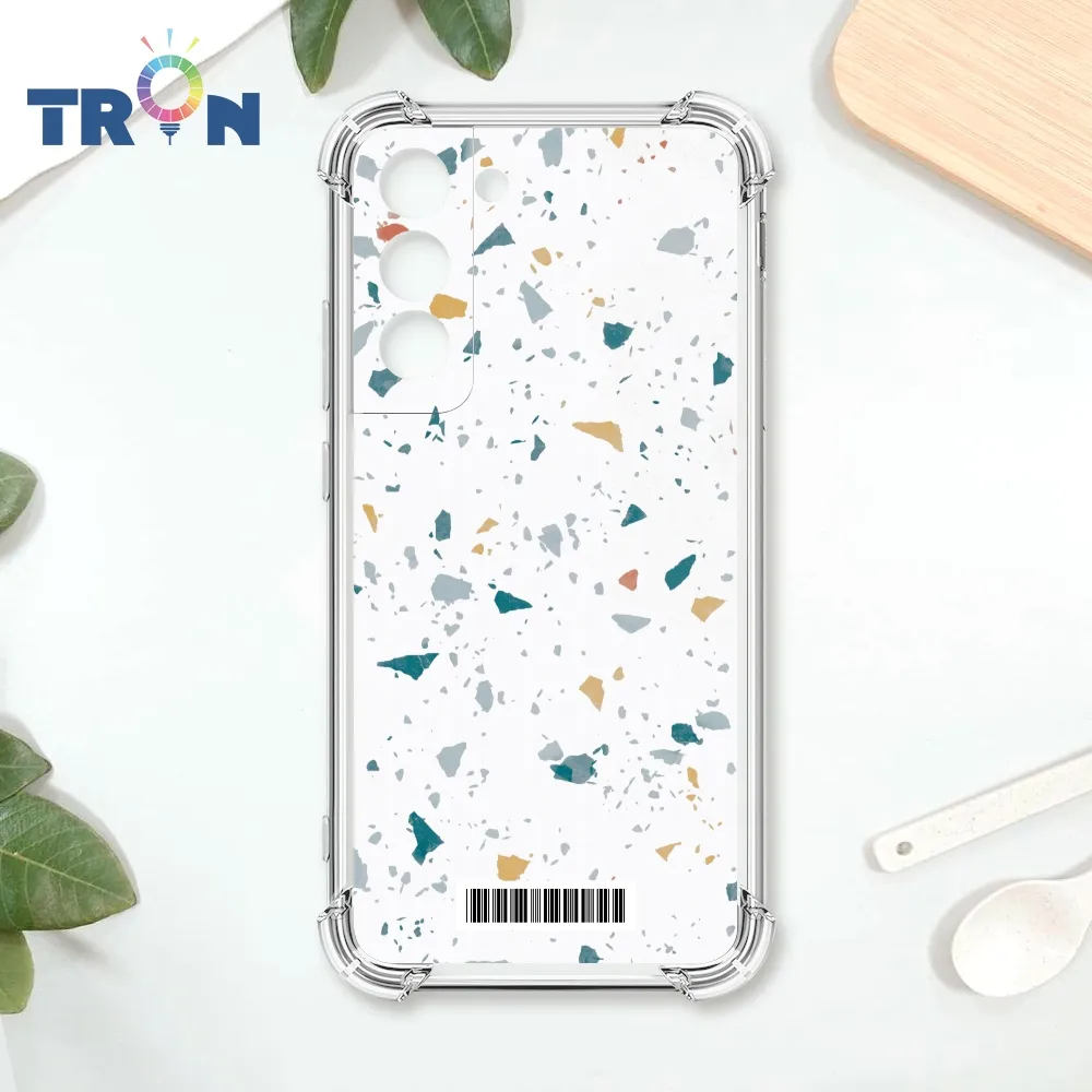 TRON 三星 S22 彩色幾何透明磨石子A款 四角防摔殼 手機殼 歷史價格詳細信息