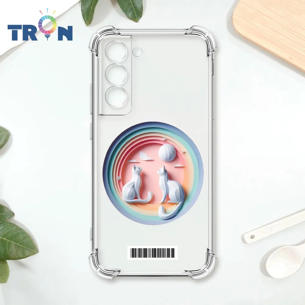 TRON 三星 S22 可愛紙雕貓咪 四角防摔殼 手機殼 歷史價格詳細信息