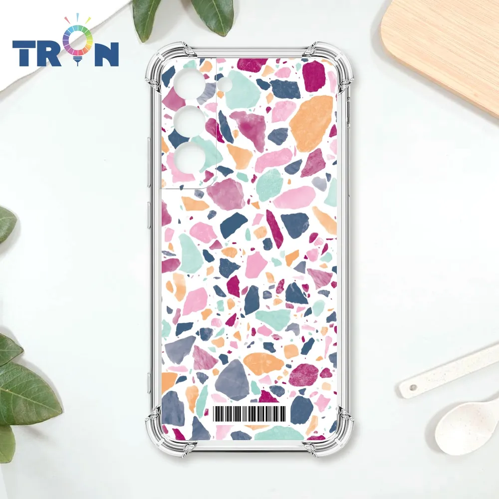 TRON 三星 S22 彩色幾何透明磨石子A款 四角防摔殼 手機殼 歷史價格詳細信息