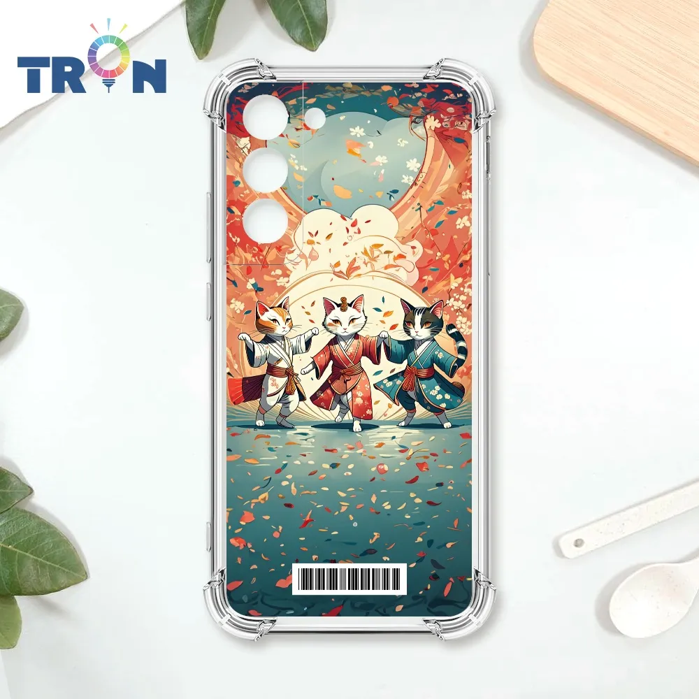 TRON 三星 S22 穿著和服跳舞的三隻花貓咪系列  載具 四角防摔殼 手機殼 歷史價格詳細信息