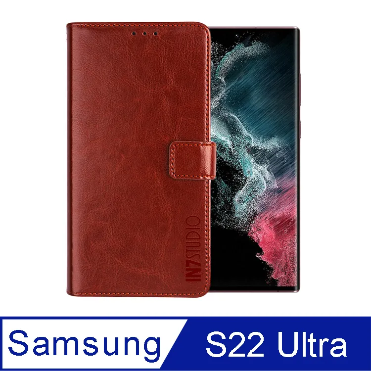 IN7 瘋馬紋Samsung Galaxy M33 5G (6.6吋) 錢包式 磁扣側掀PU皮套 吊飾孔 手機皮套保護殼 歷史價格詳細信息