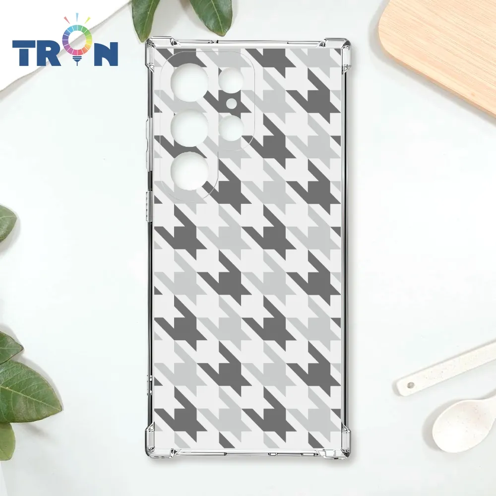 TRON 三星 S22 三色千鳥紋 四角防摔殼 手機殼 歷史價格詳細信息