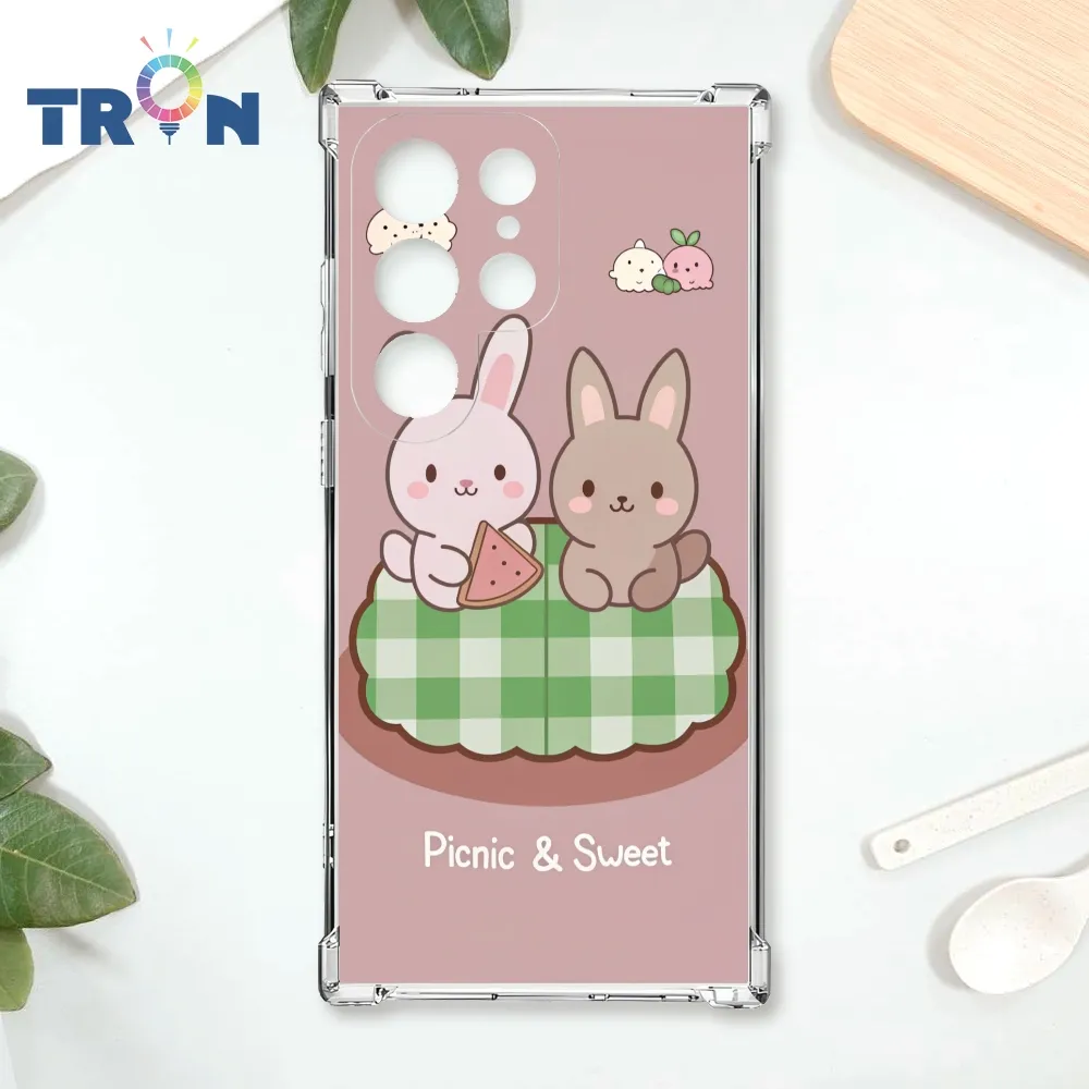 TRON 三星 S22 Ultra 兔子可愛動作排排系列 四角防摔殼 手機殼 歷史價格詳細信息