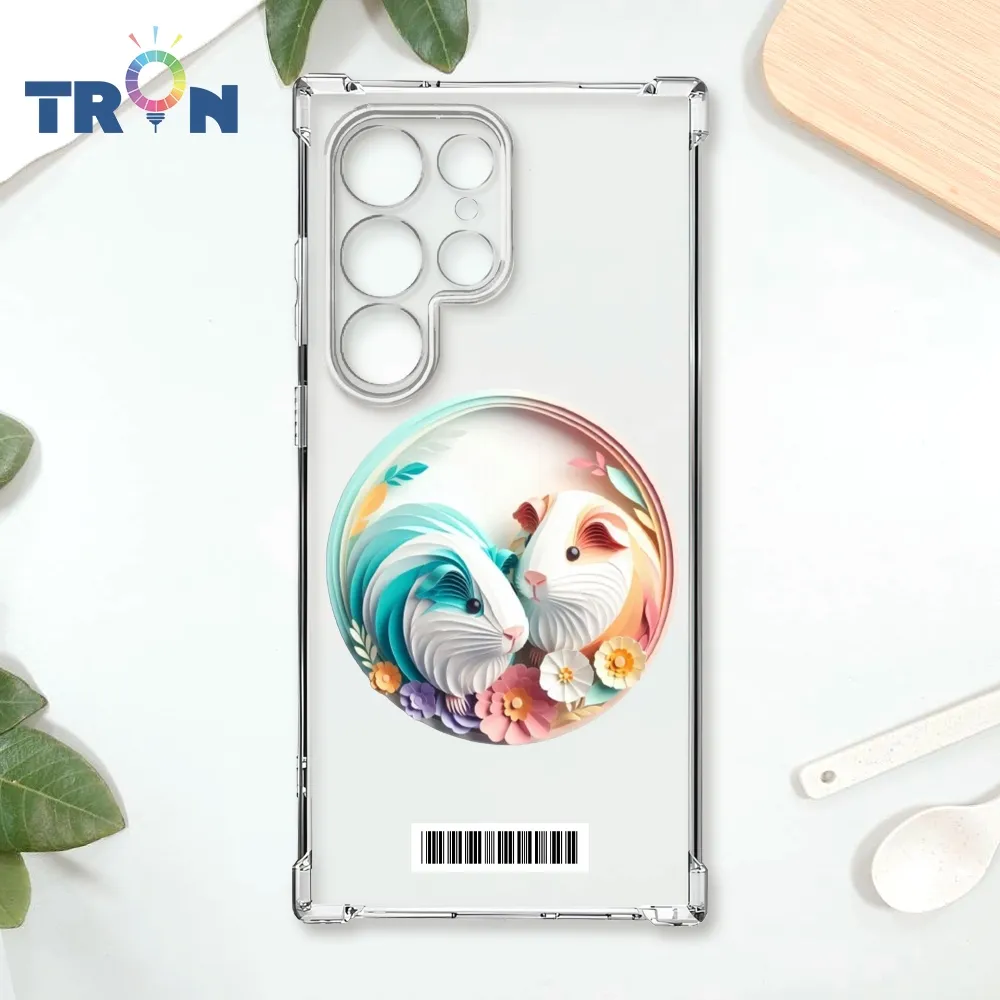 TRON 三星 S22 可愛紙雕天竺鼠  載具 四角防摔殼 手機殼 歷史價格詳細信息