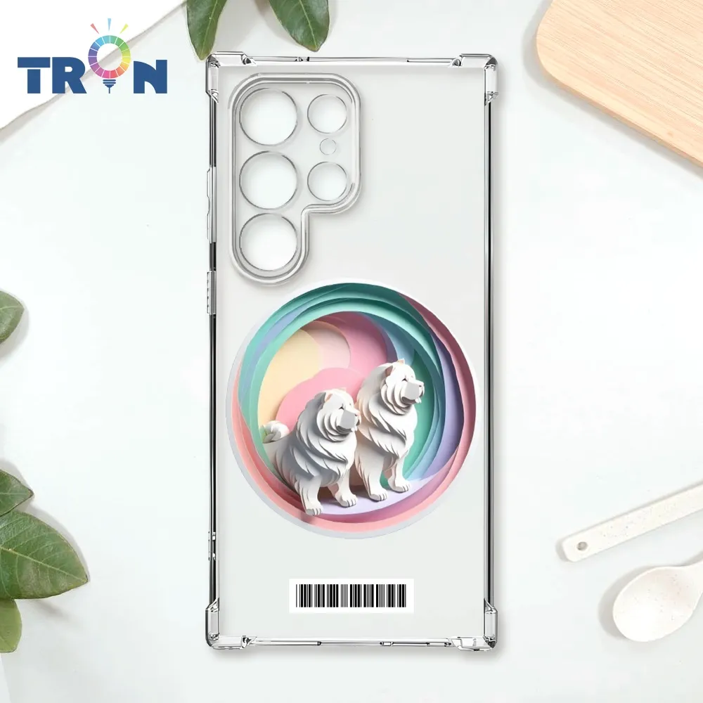 TRON 三星 S22 Ultra 可愛紙雕貴賓狗 四角防摔殼 手機殼 歷史價格詳細信息