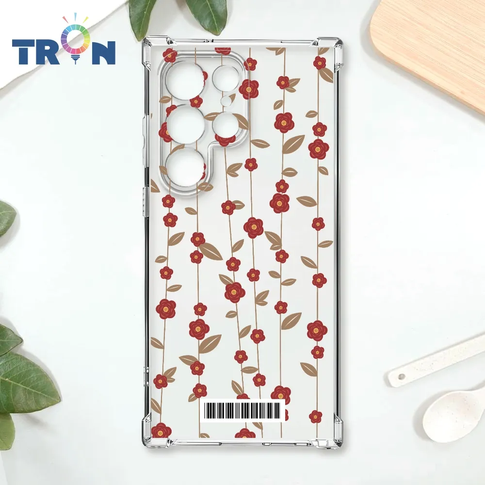 TRON 三星 S22 條紋透明小花C款 四角防摔殼 手機殼 歷史價格詳細信息