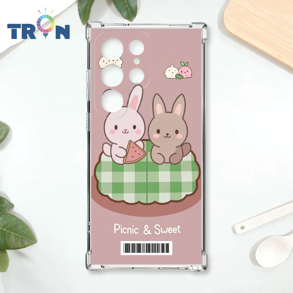 TRON 三星 S22 Ultra 兔子可愛動作排排系列 四角防摔殼 手機殼 歷史價格詳細信息