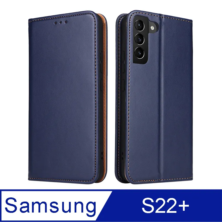 Fierre Shann 真皮紋 Samsung S22 Ultra (6.8吋) 磁吸側掀 手工PU皮套保護殼-棕色 歷史價格詳細信息