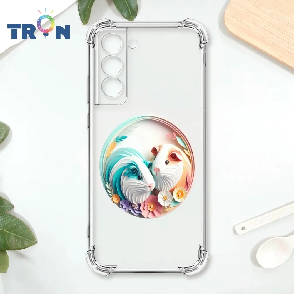 TRON 三星 S22 可愛紙雕天竺鼠  載具 四角防摔殼 手機殼 歷史價格詳細信息