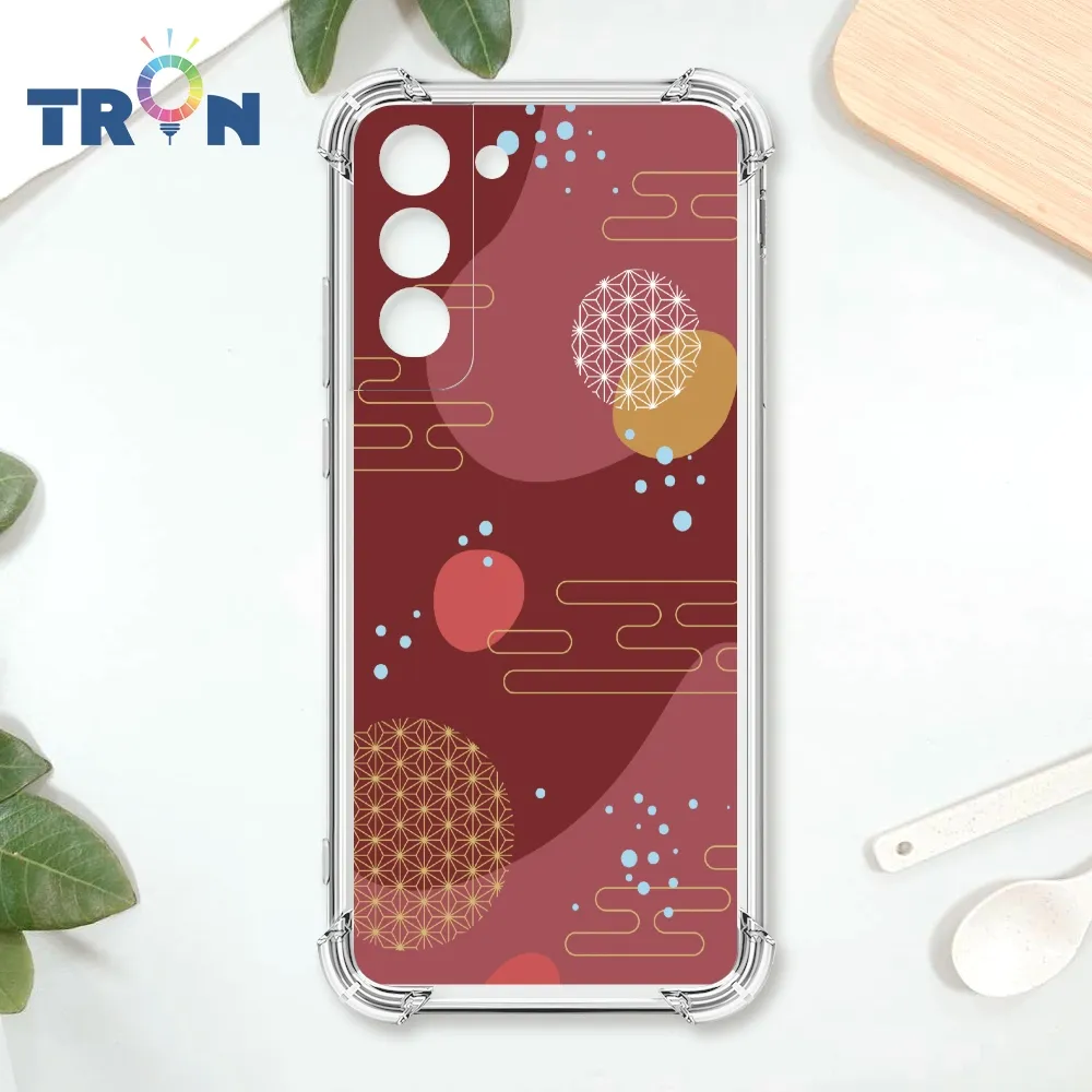 TRON 三星 S22 PLUS 圓形復古山水畫系列 四角防摔殼 手機殼 歷史價格詳細信息