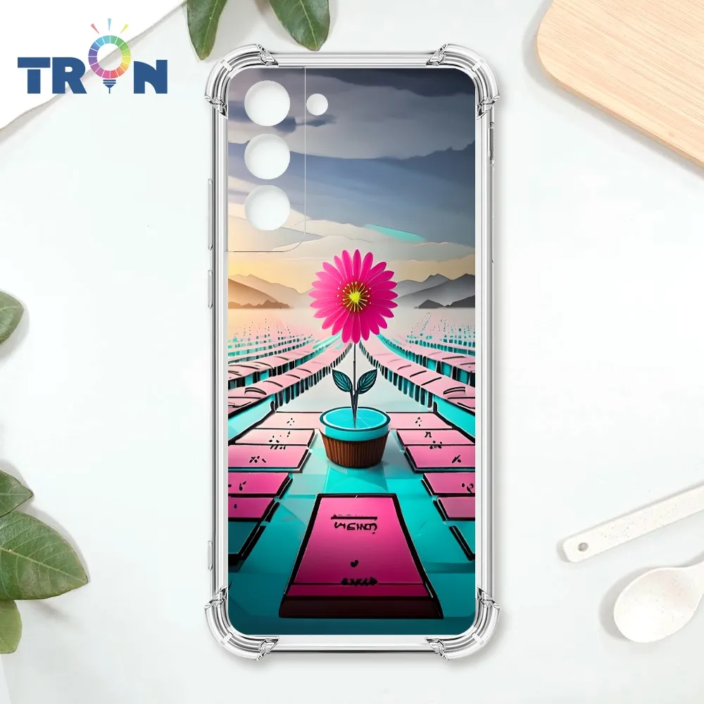 TRON 三星 S22 藍色漸層印度Henna幸運祝福圖騰 四角防摔殼 手機殼 歷史價格詳細信息