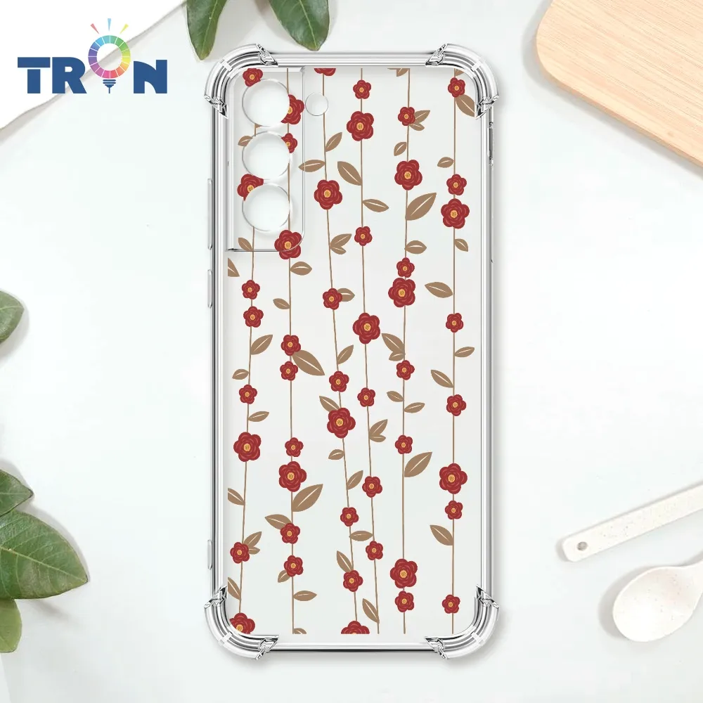 TRON 三星 S22 條紋透明小花C款 四角防摔殼 手機殼 歷史價格詳細信息