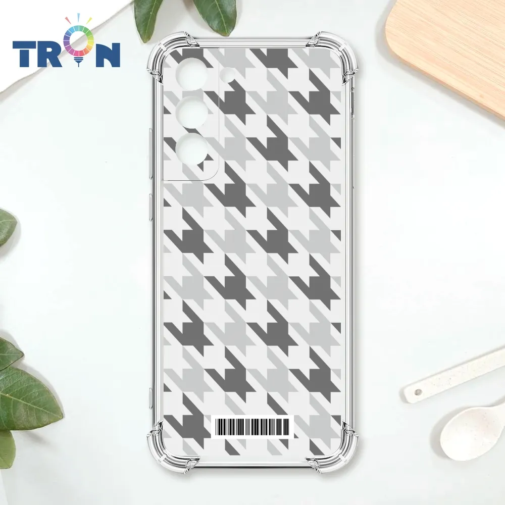 TRON 三星 S22 三色千鳥紋 四角防摔殼 手機殼 歷史價格詳細信息