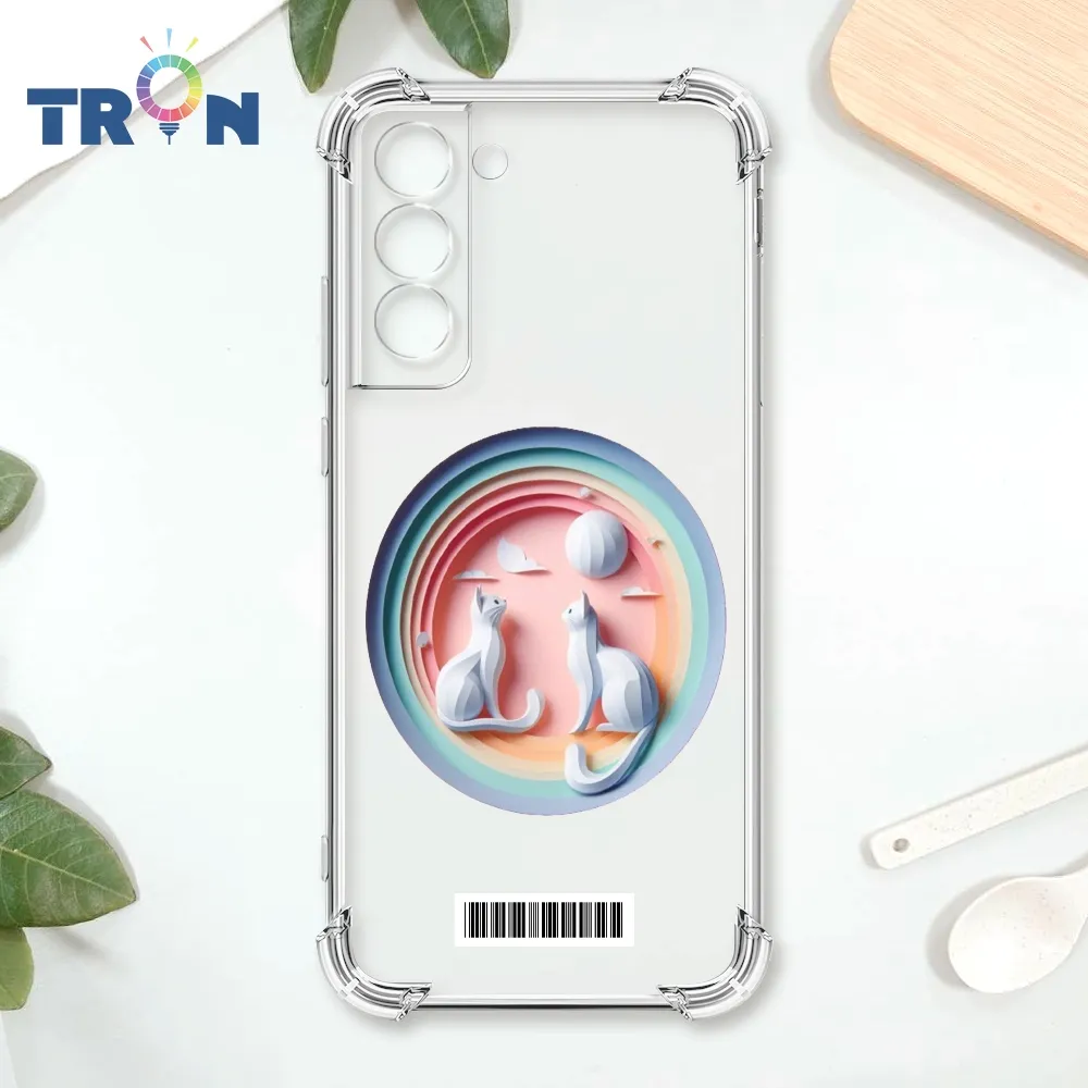 TRON 三星 S22 可愛紙雕貓咪 四角防摔殼 手機殼 歷史價格詳細信息