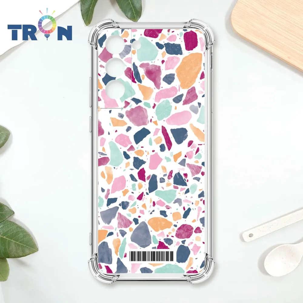 TRON 三星 S22 彩色幾何透明磨石子A款 四角防摔殼 手機殼 歷史價格詳細信息