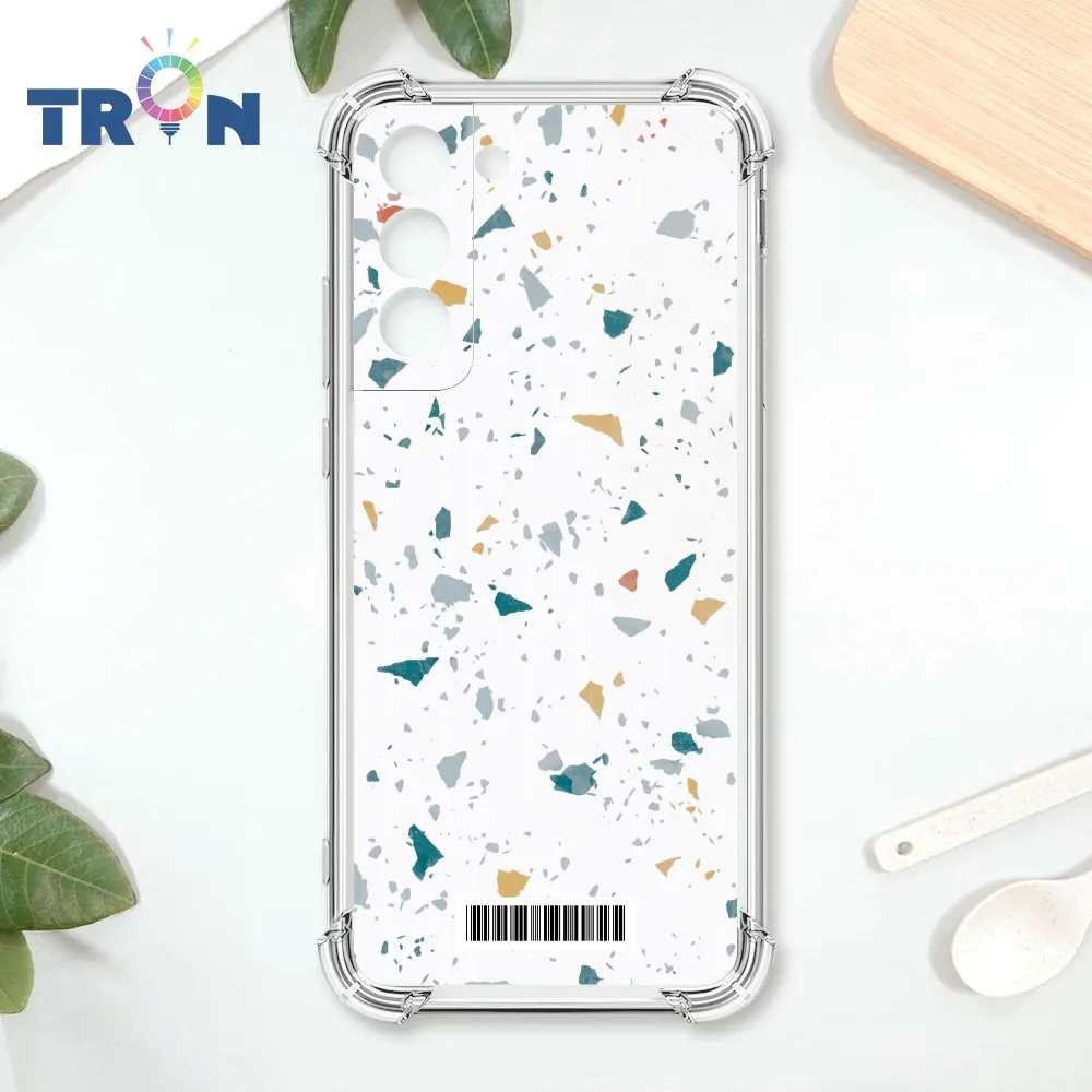 TRON 三星 S22 彩色幾何透明磨石子A款 四角防摔殼 手機殼 歷史價格詳細信息