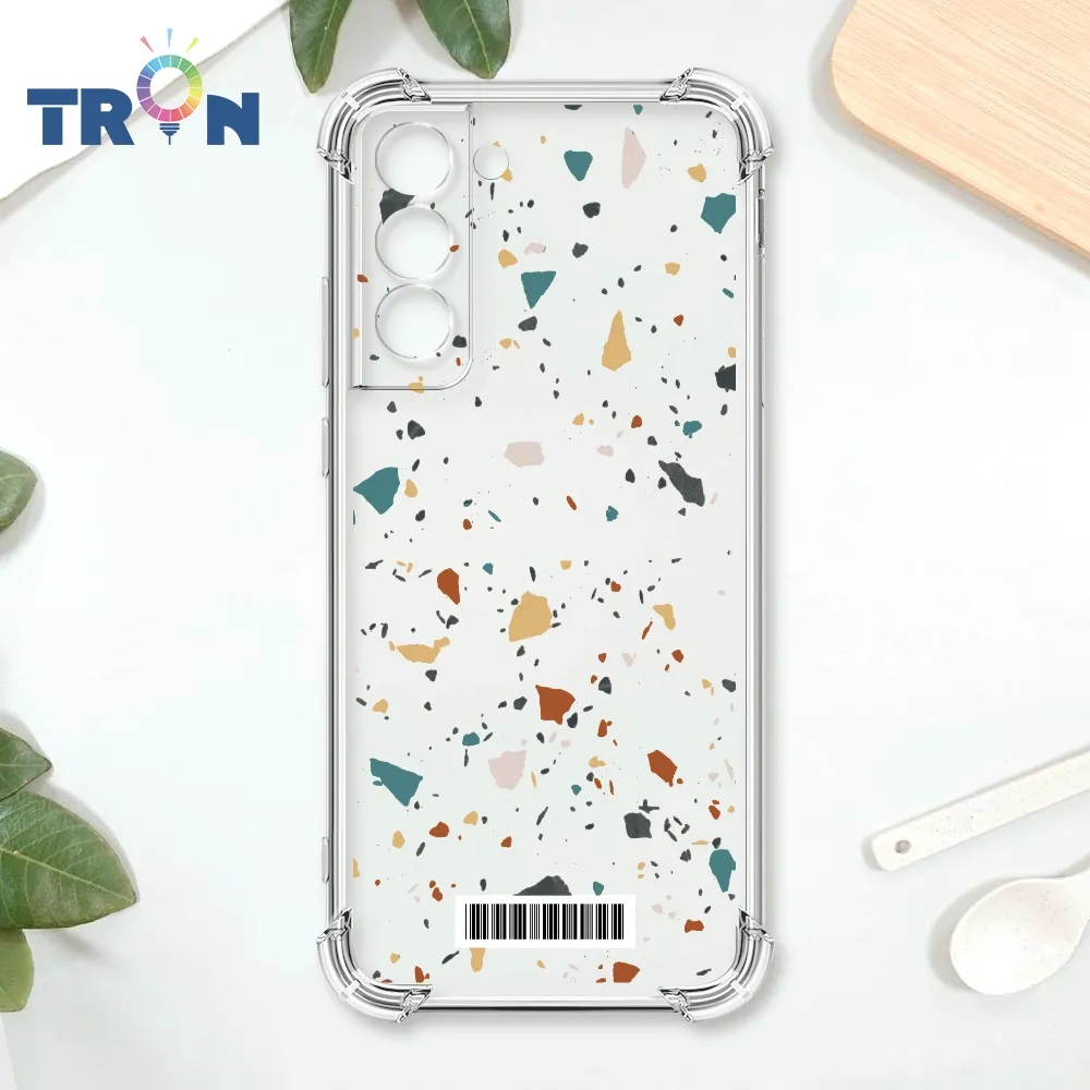 TRON 三星 S22 彩色幾何透明磨石子A款 四角防摔殼 手機殼 歷史價格詳細信息