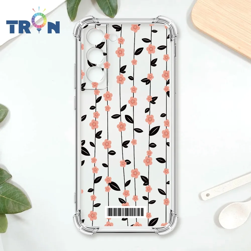 TRON 三星 S22 條紋透明小花C款 四角防摔殼 手機殼 歷史價格詳細信息