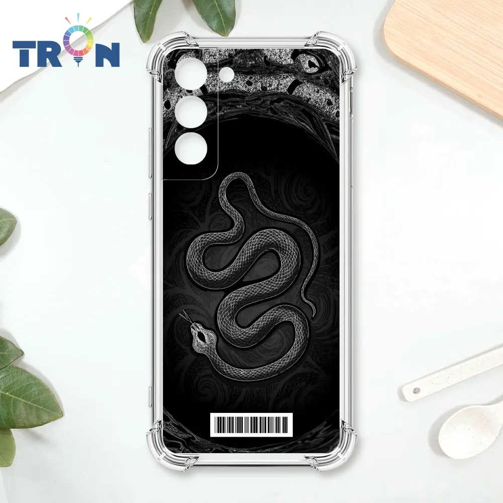 TRON 三星 S22 PLUS 黑白蛇圖騰 四角防摔殼 手機殼 歷史價格詳細信息