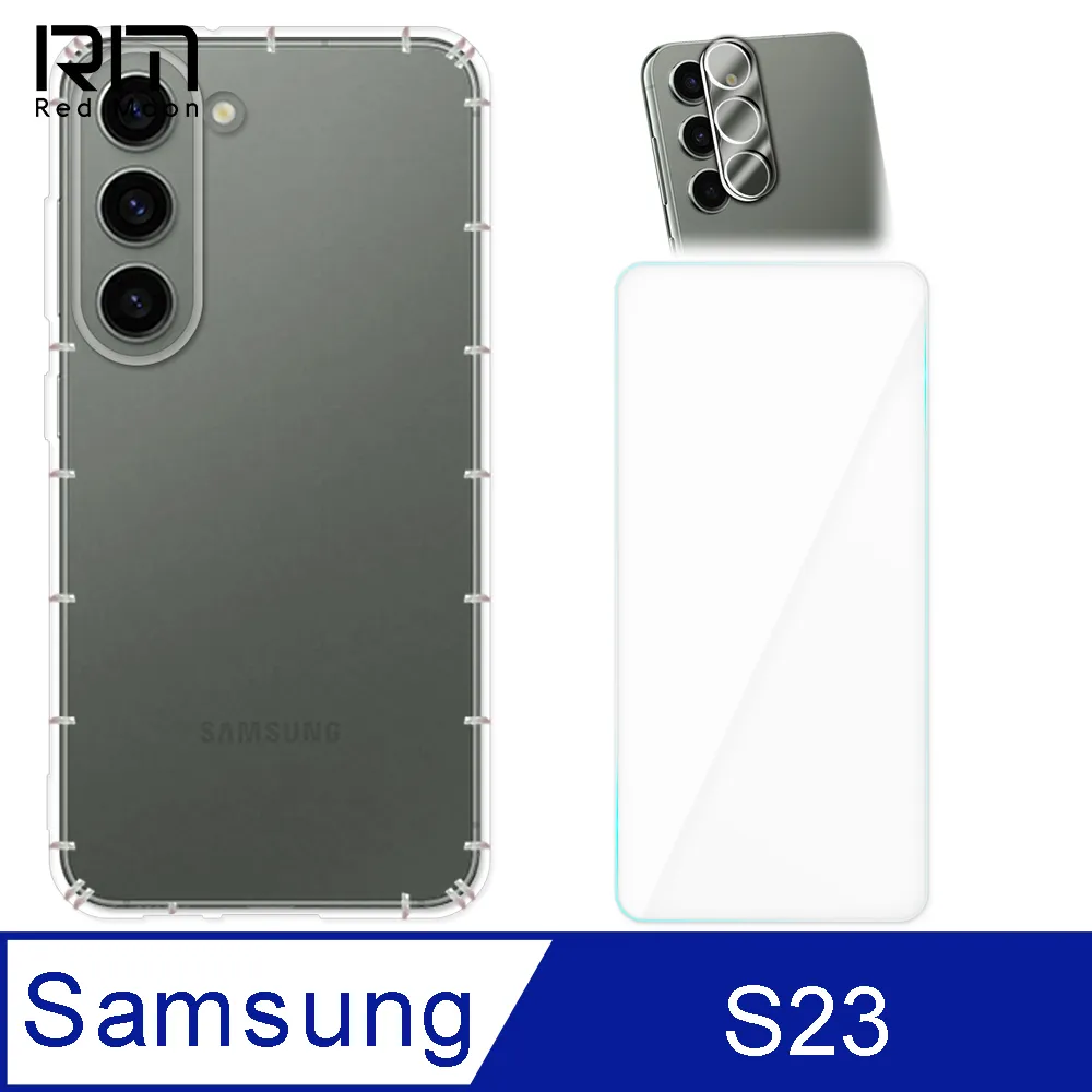 RedMoon 三星 M33 5G 手機殼貼3件組 空壓殼-9H防窺保貼+高鋁鏡頭貼 歷史價格詳細信息