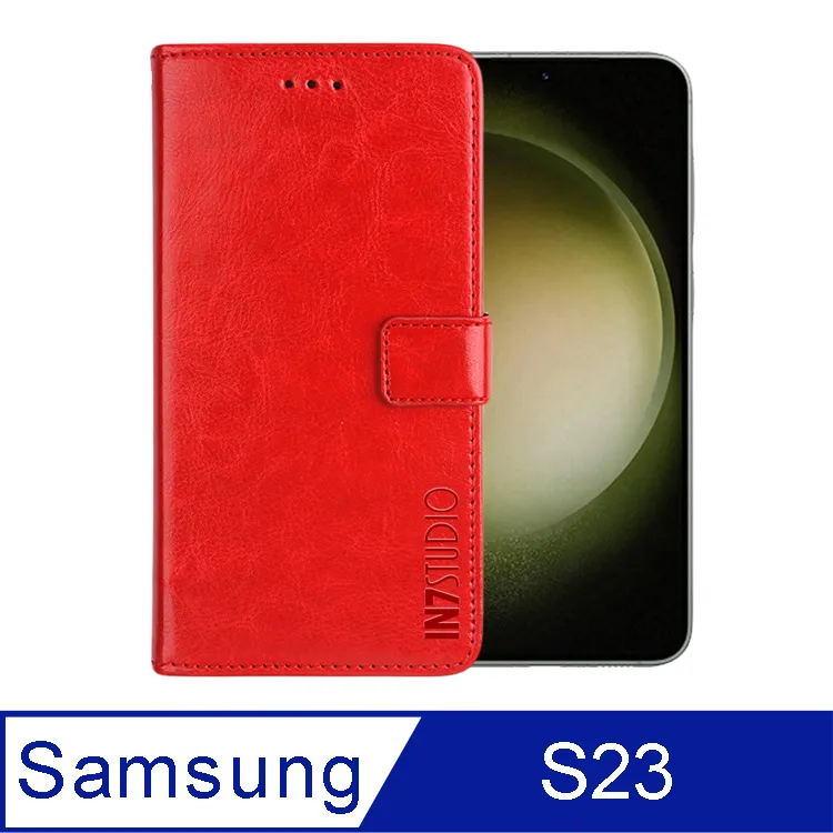 IN7 瘋馬紋 Samsung A13 5G (6.5吋) 錢包式 磁扣側掀PU皮套-紅色 歷史價格詳細信息