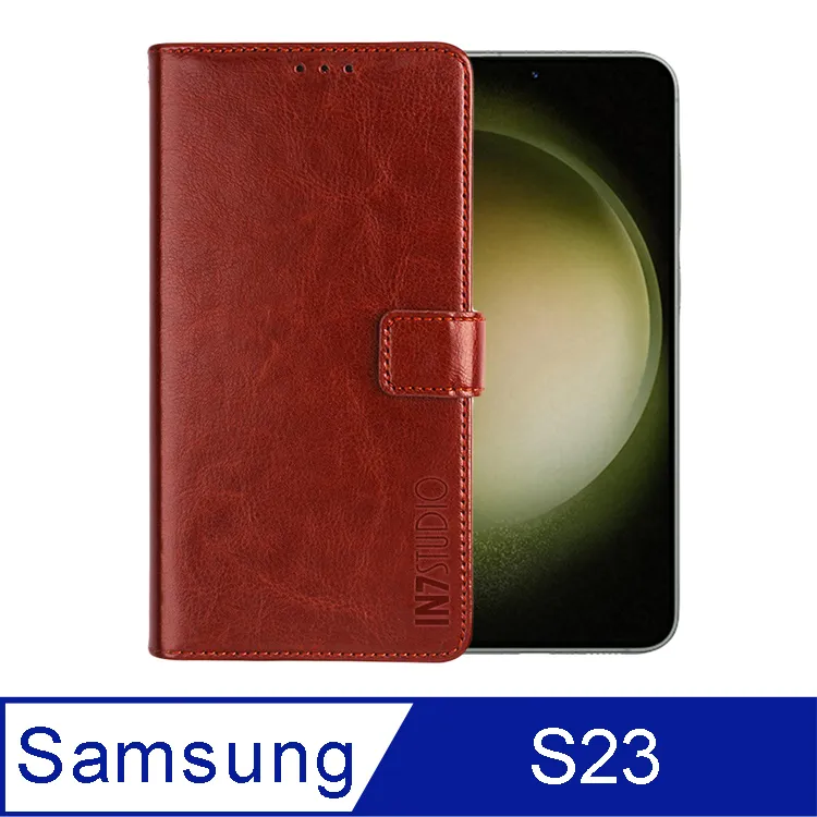 IN7 瘋馬紋 Samsung A13 5G (6.5吋) 錢包式 磁扣側掀PU皮套-紅色 歷史價格詳細信息