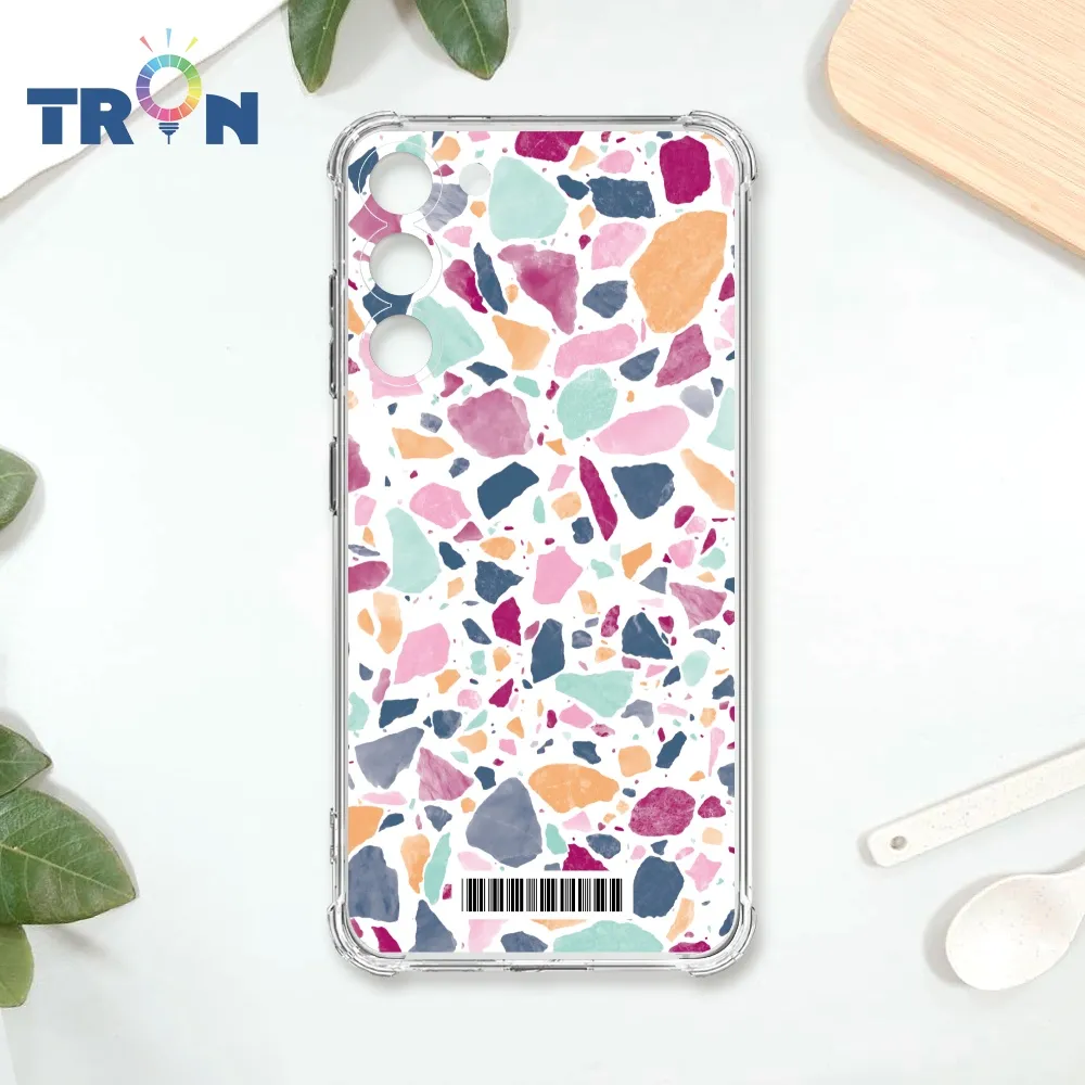 TRON 三星 S23  彩色幾何小磨石子B款  載具 四角防摔殼 手機殼 歷史價格詳細信息