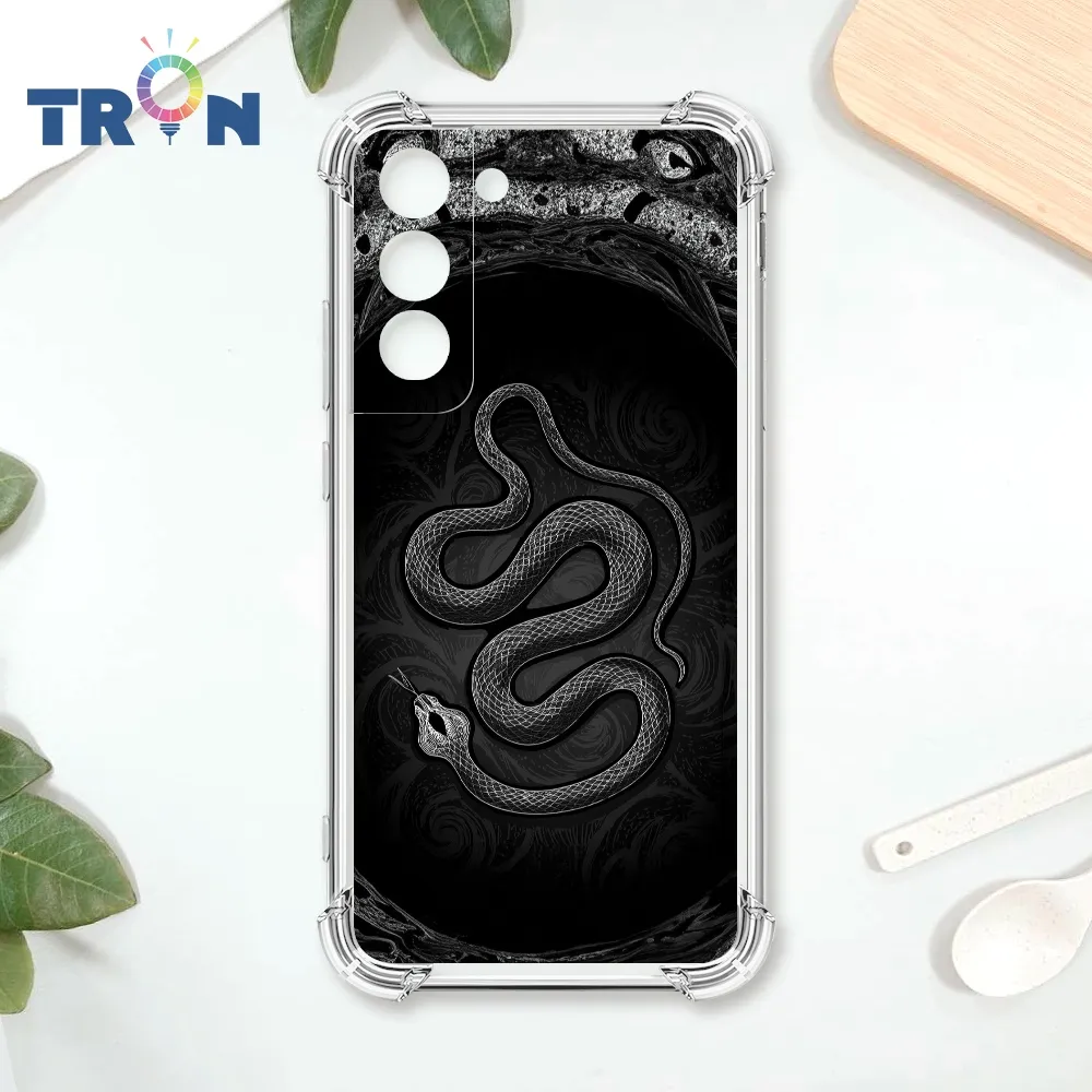 TRON 三星 S22 黑白蛇圖騰 四角防摔殼 手機殼 歷史價格詳細信息